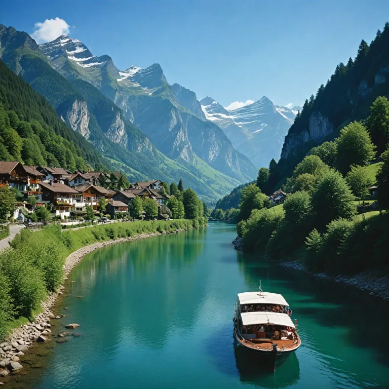 River cruises in Switzerland: an elegant journey through alpine waterways