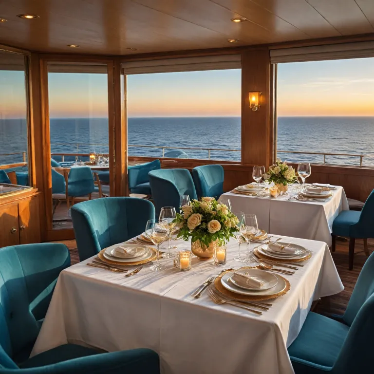 A refined culinary suite experience on luxury cruise stays