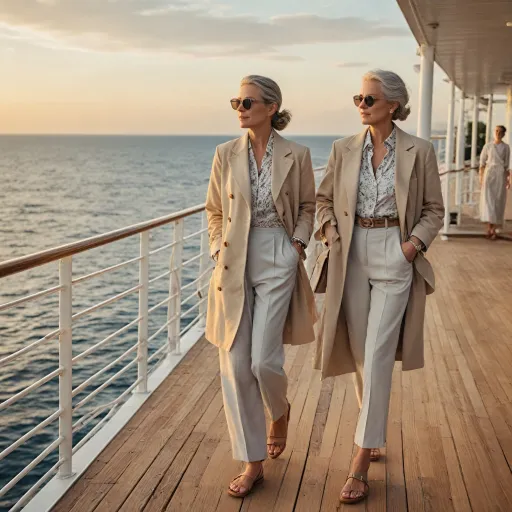 Elegant cruise outfits for ladies over 60 who love refined travel