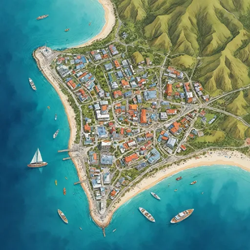 St Maarten cruise port map guide for elegant Caribbean days ashore