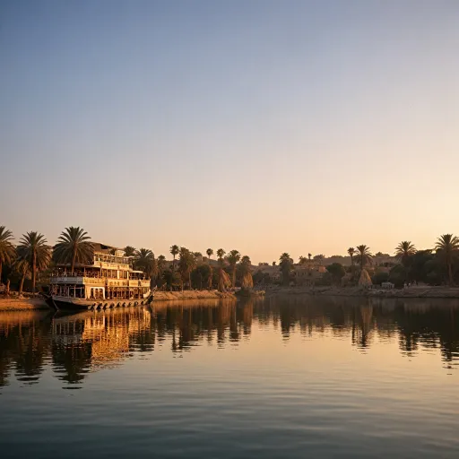 An elegant nile cruise on the Esplanade between Luxor and Aswan