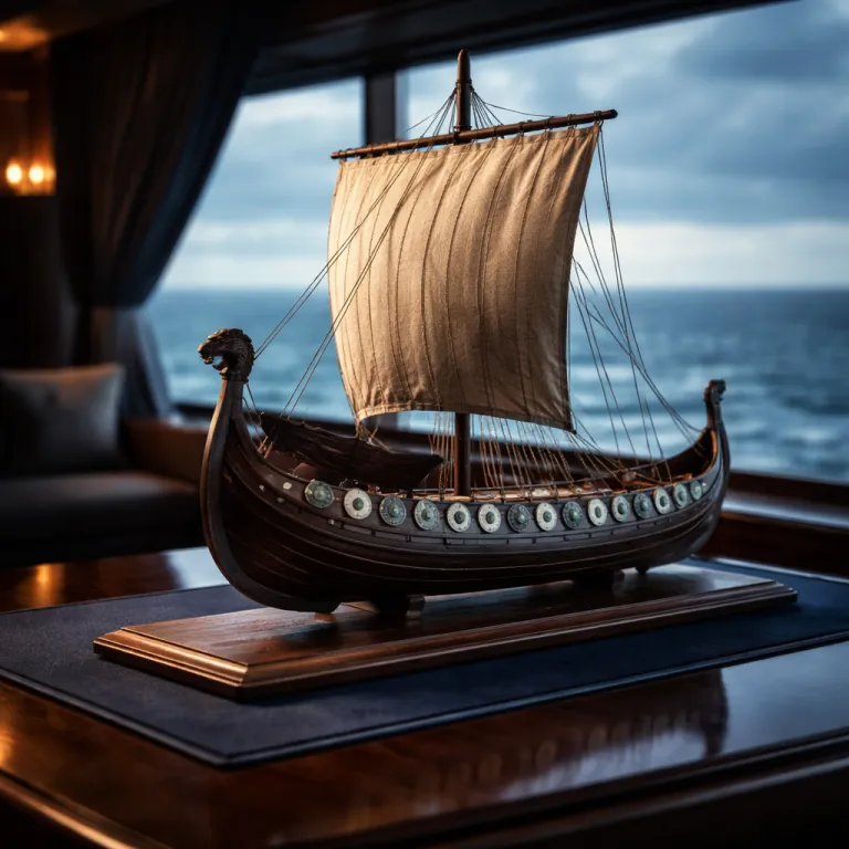 Viking ship model elegance for discerning cruise guests