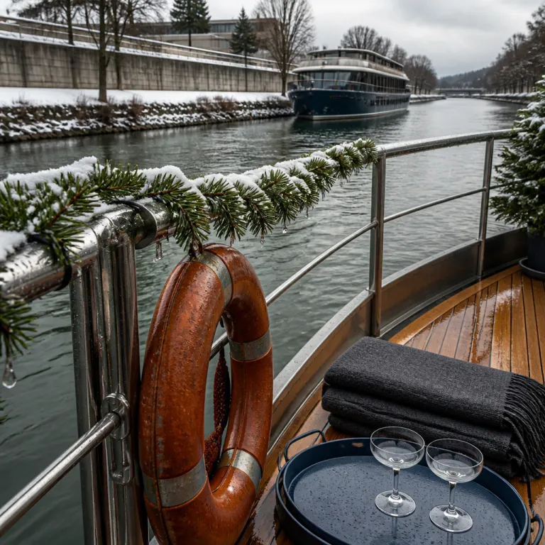 A festive christmas cruise on Provo River for luxury‑minded travelers